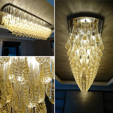 Long custom made Dining room Chandelier