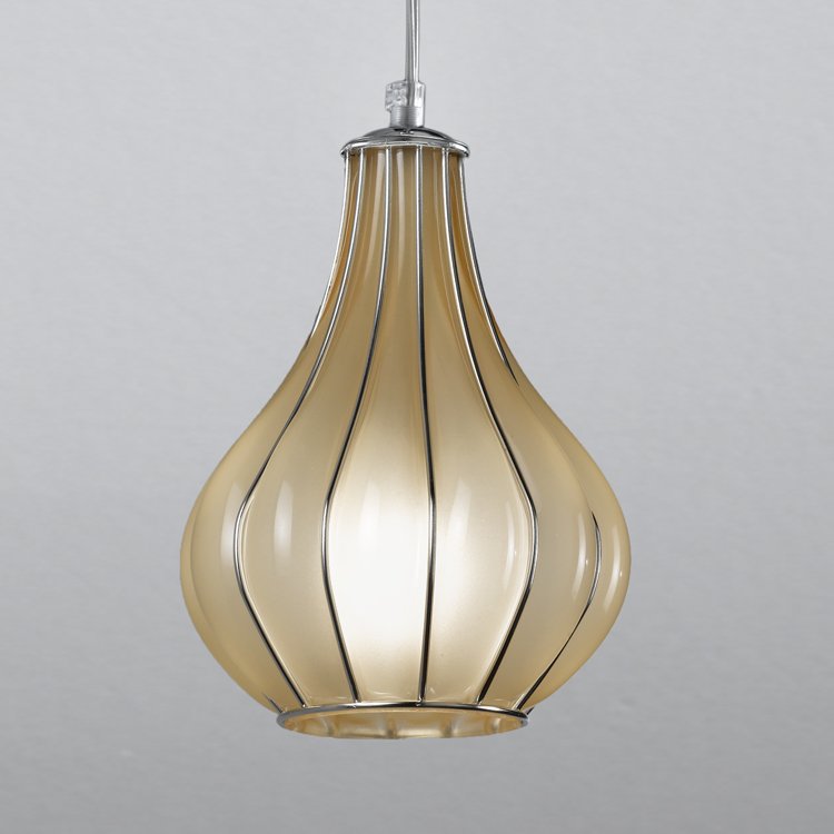 Elegant modern Venetian ceiling pendant with 4 lovely Murano glass finishes