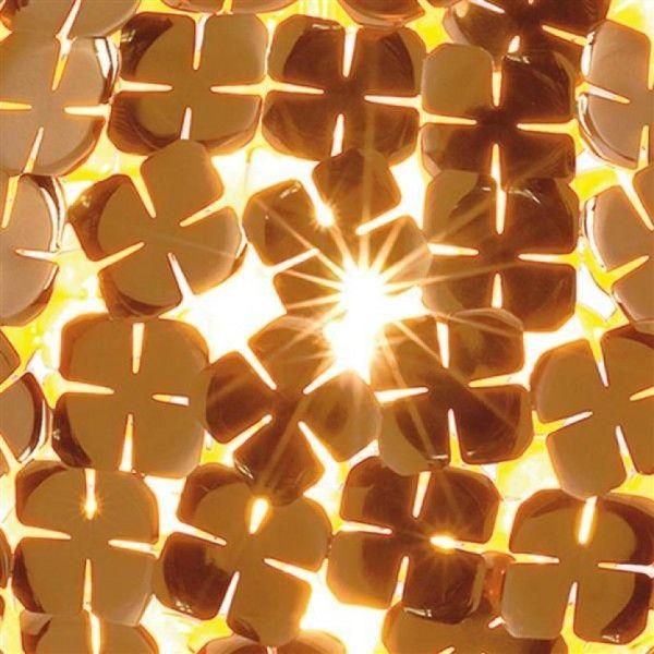 Ortenzia 70 cm gold-plated or nickel ceiling globe pendant from Terzani