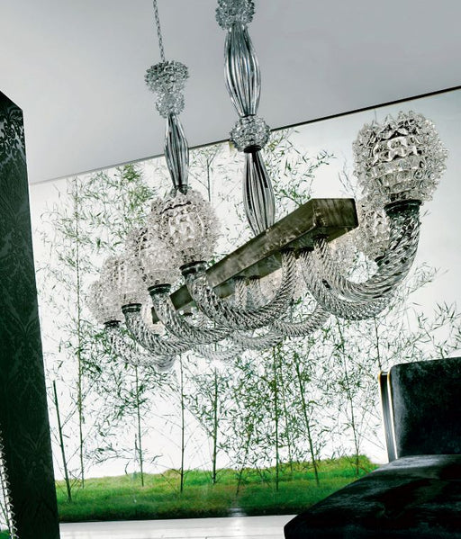 Impressive high-end modern Venetian chandelier with ten lights
