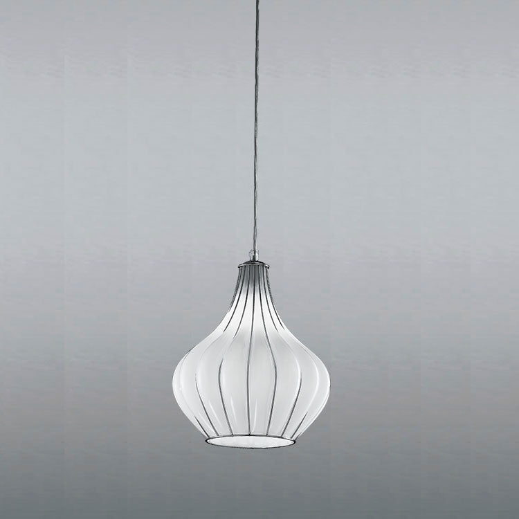 Elegant modern Venetian ceiling pendant with 4 lovely Murano glass finishes