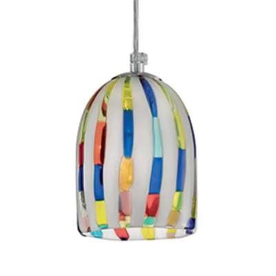 Modern hand-blown Murano glass ceiling pendant in 9 different designs