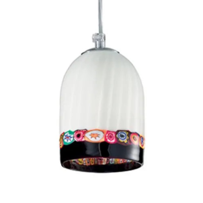 Modern hand-blown Murano glass ceiling pendant in 9 different designs