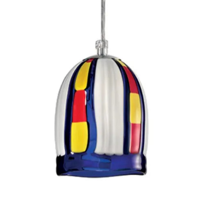 Modern hand-blown Murano glass ceiling pendant in 9 different designs