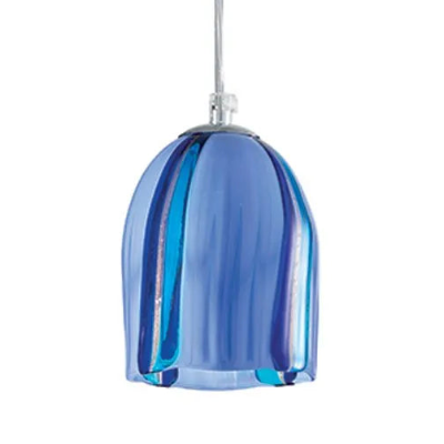 Modern hand-blown Murano glass ceiling pendant in 9 different designs