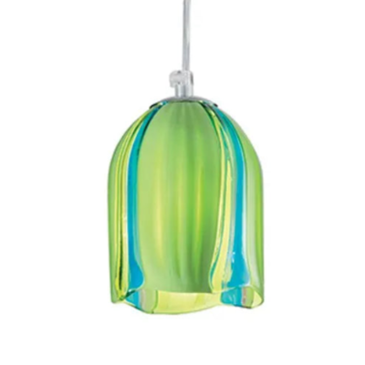 Modern hand-blown Murano glass ceiling pendant in 9 different designs