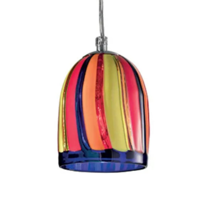 Modern hand-blown Murano glass ceiling pendant in 9 different designs