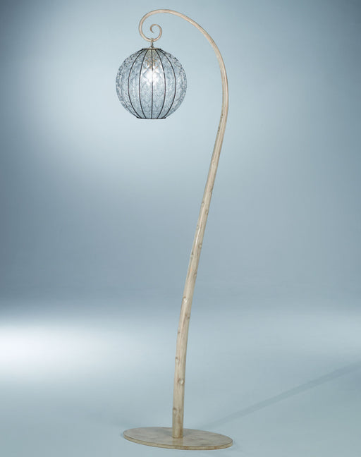 Classic hand-blown Murano baloton glass floor lantern