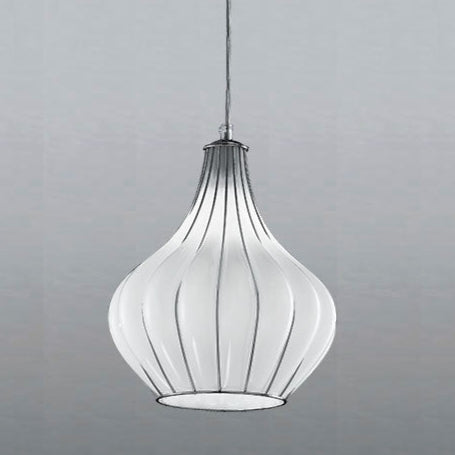 Elegant modern Venetian ceiling pendant with 4 lovely Murano glass finishes