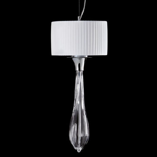 Elegant  Italian pendant light with choice of metal finishes