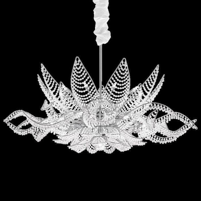 Beautiful centrepiece pendant light with Murano glass pearls or Swarovski beads