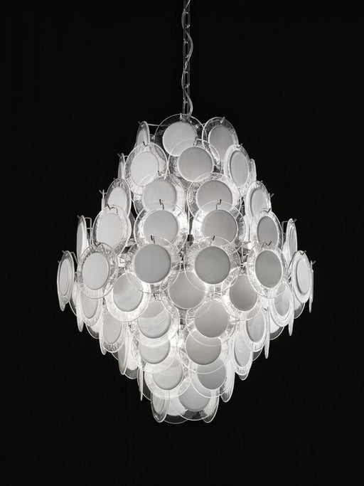 Vistosi-style Disc chandelier in custom colours and sizes