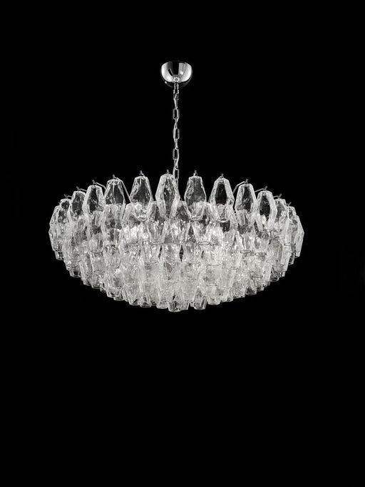 90cm custom Murano glass polyhedral chandelier