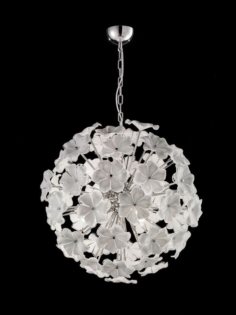 70 cm 70s-style flower globe light in the Cenedese style