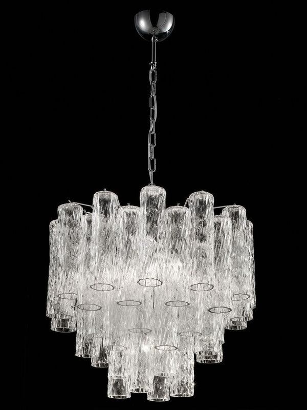 Murano corteccia glass tronchi chandelier in custom sizes