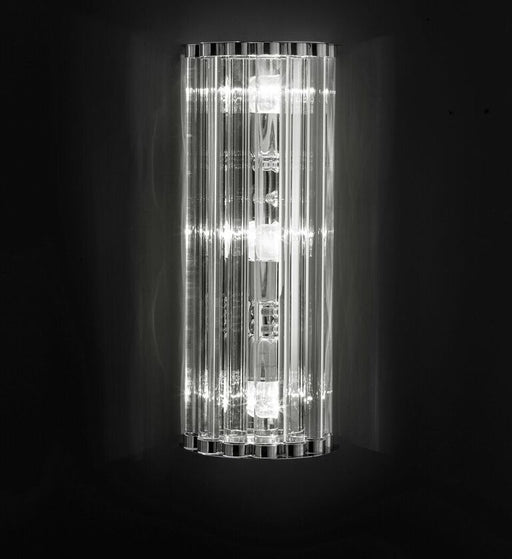 Tall elegant Murano glass wall light