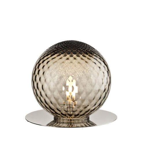 Milk white, grey or clear Balloton Murano glass table lamp from Venini